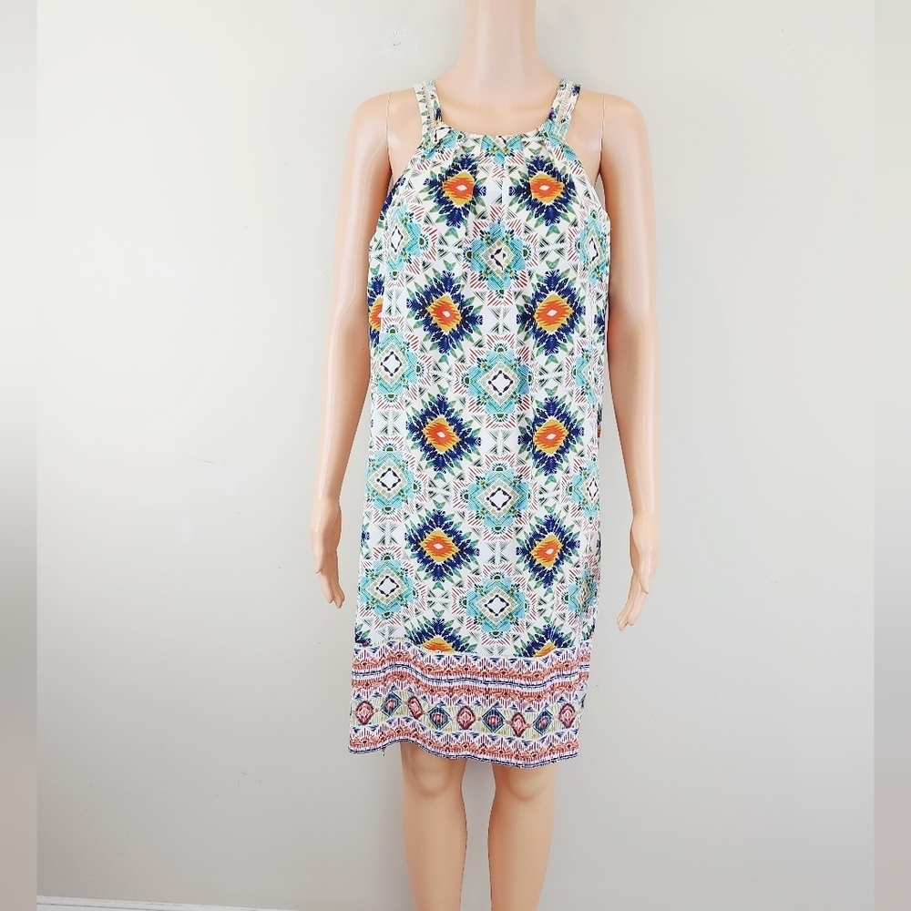 Spense Sleeveless Multi Color Dress